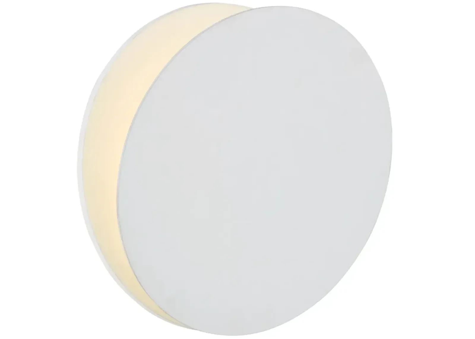 Gabriela Round Wall Washer in Matte White