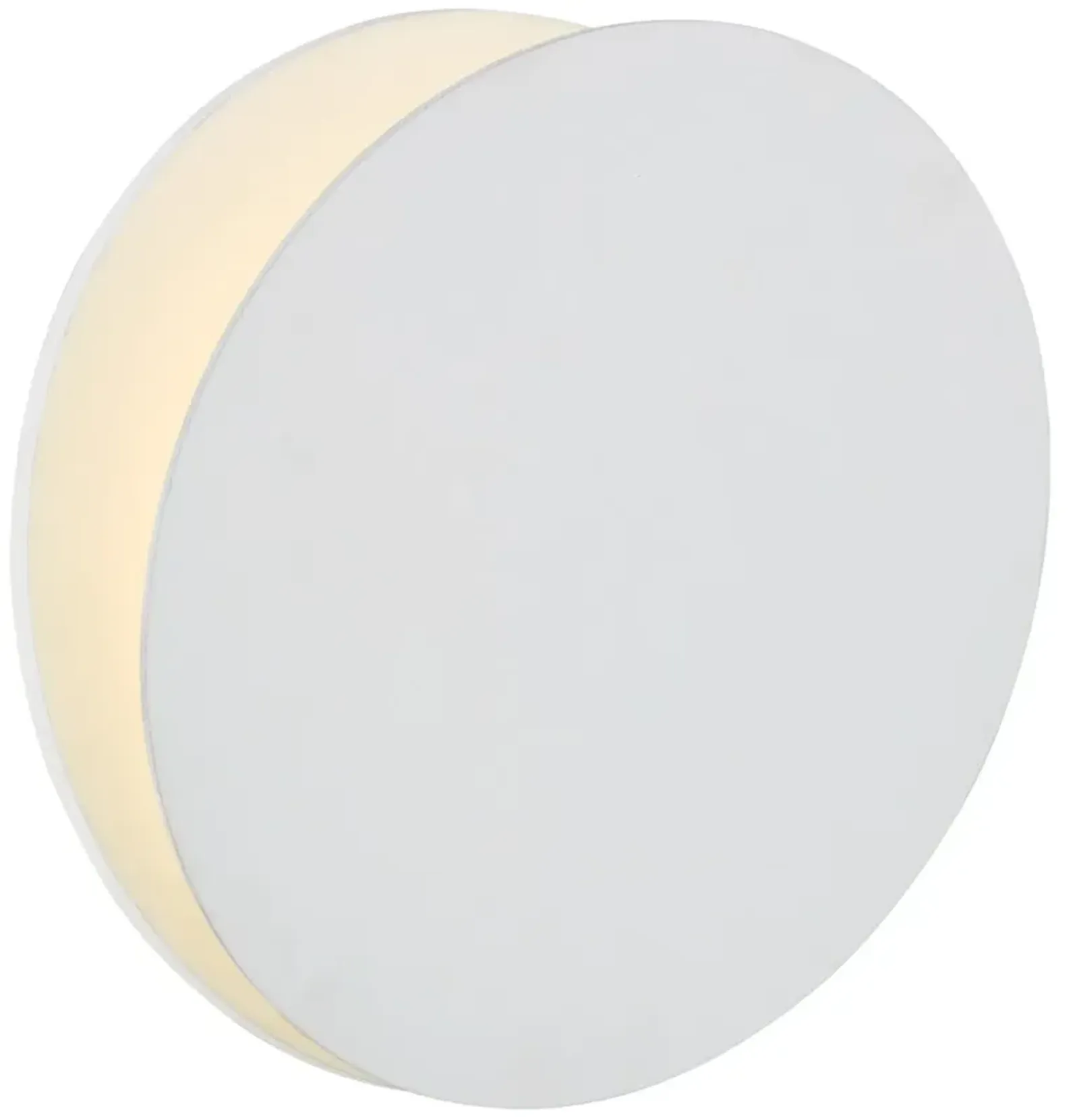 Gabriela Round Wall Washer in Matte White