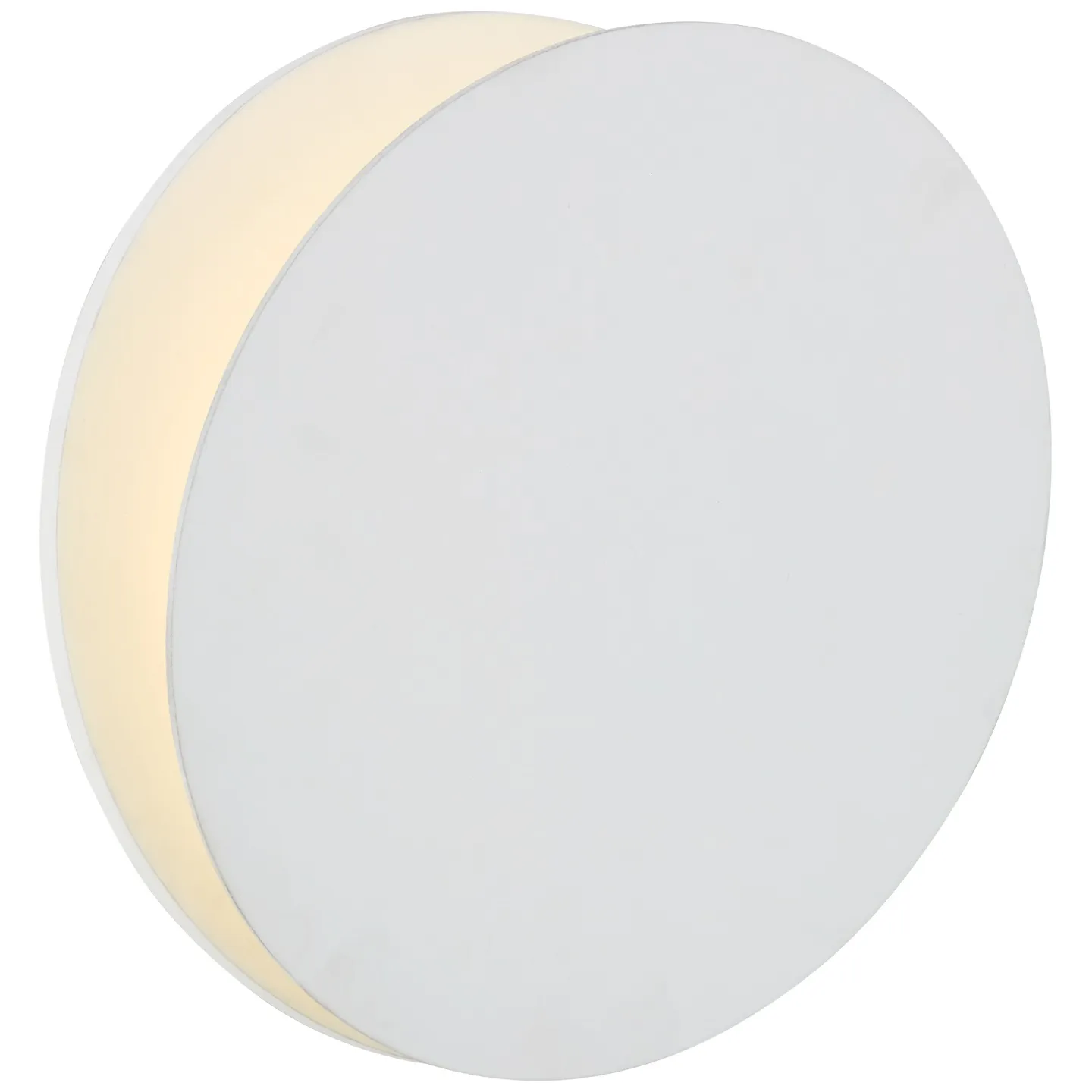 Gabriela Round Wall Washer in Matte White