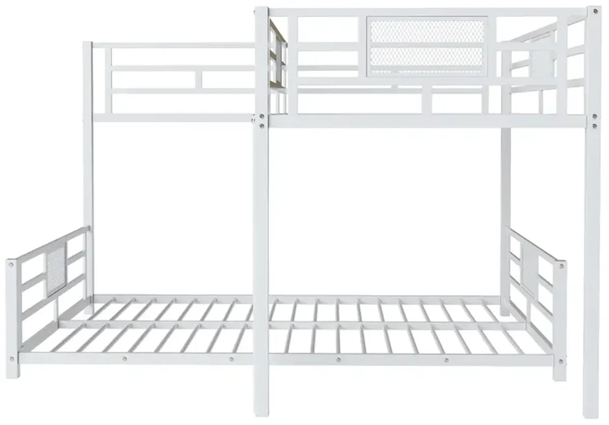 Merax L-shaped Metal Twin over Full Size Bunk Bed