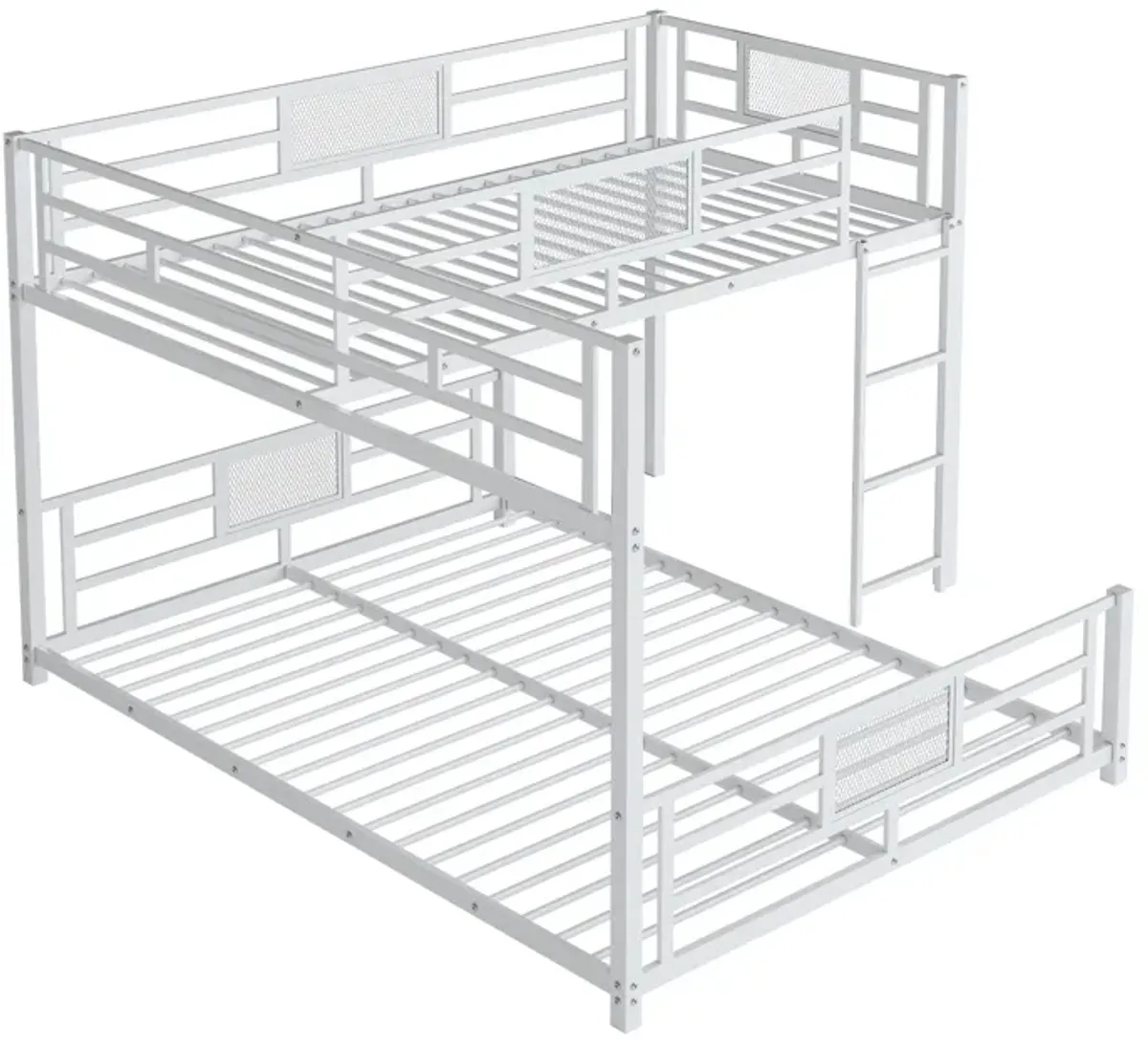 Merax L-shaped Metal Twin over Full Size Bunk Bed