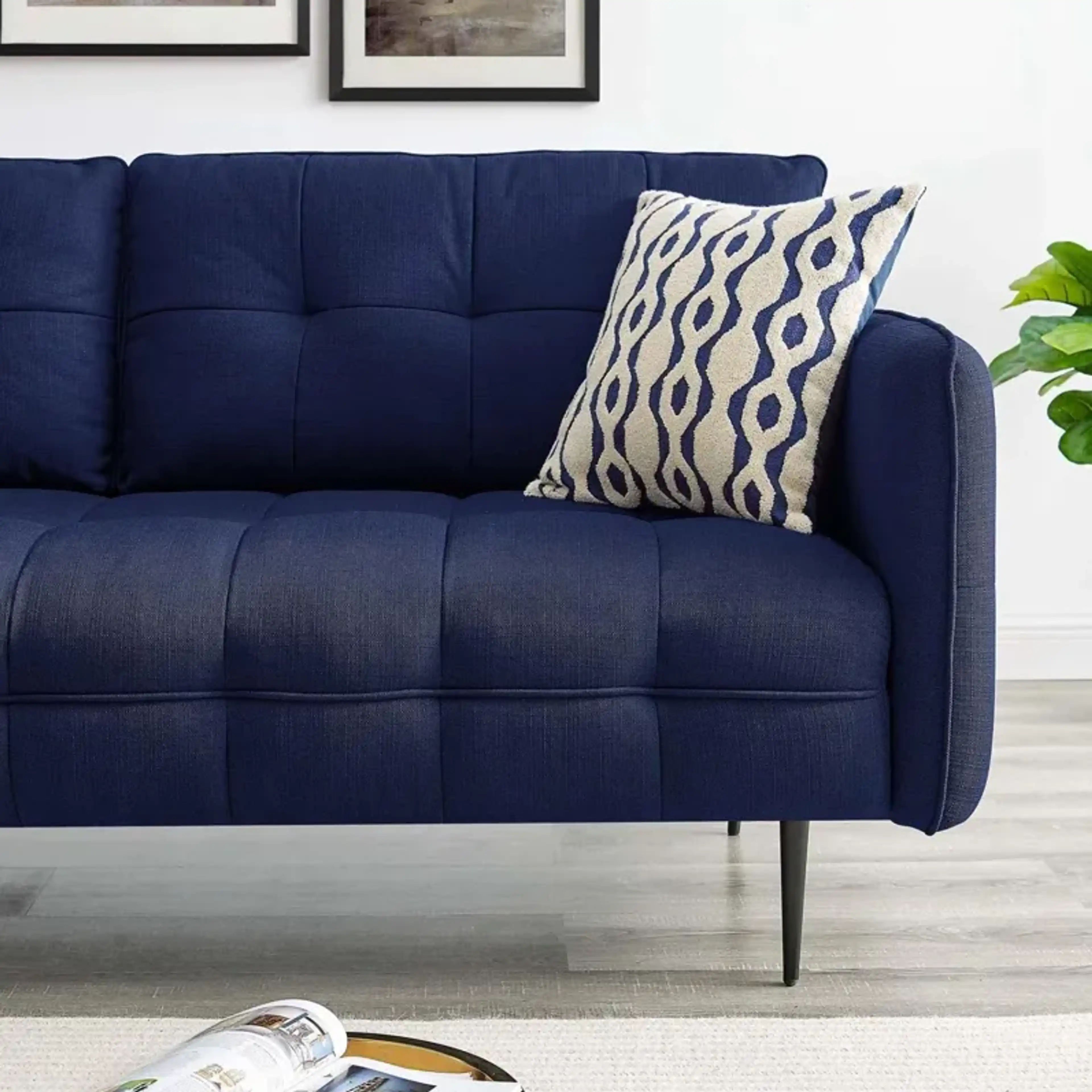 Modway Cameron Sofas Royal Blue Mathis Home | Furniture.com