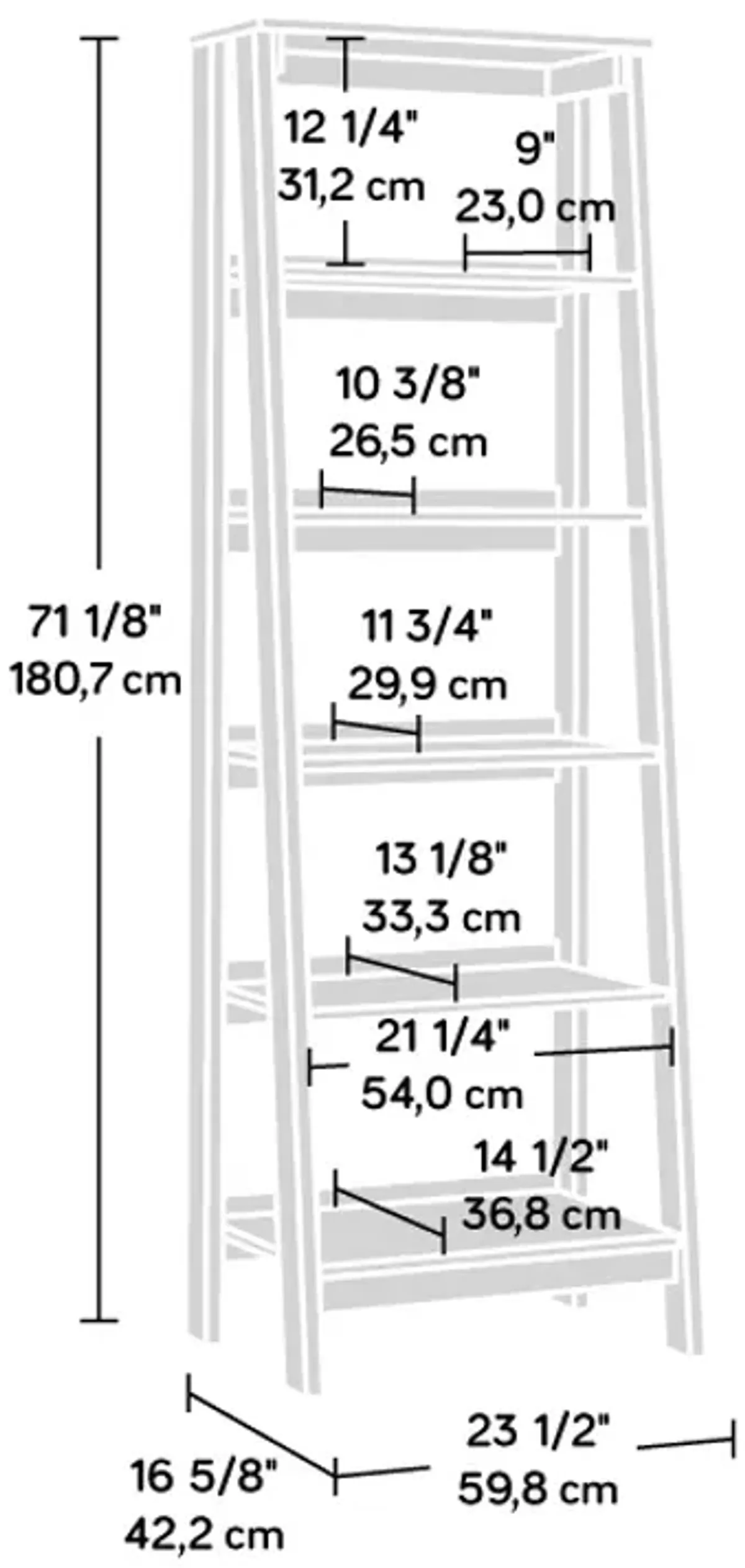 Trestle Bookcase