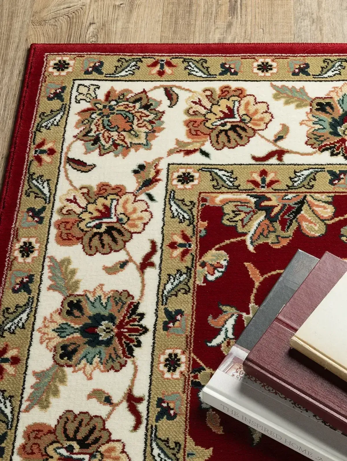 Kashan 7'10" x 10'10" Red Rug