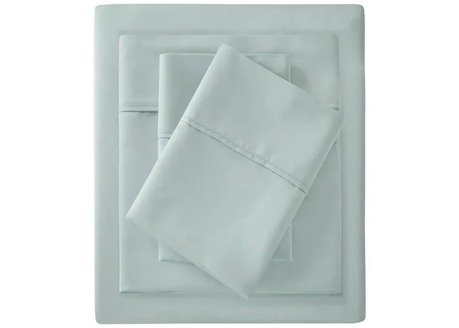 Belen Kox Luxury Cotton Rich Sheet Set in Seafoam, Belen Kox