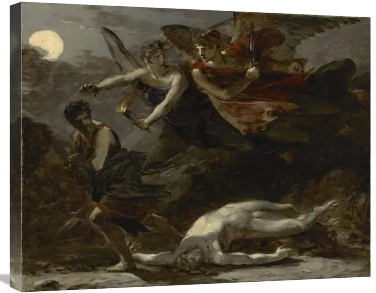 Justice and Divine Vengeance Pursuing Crime-Canvas Art-28x22