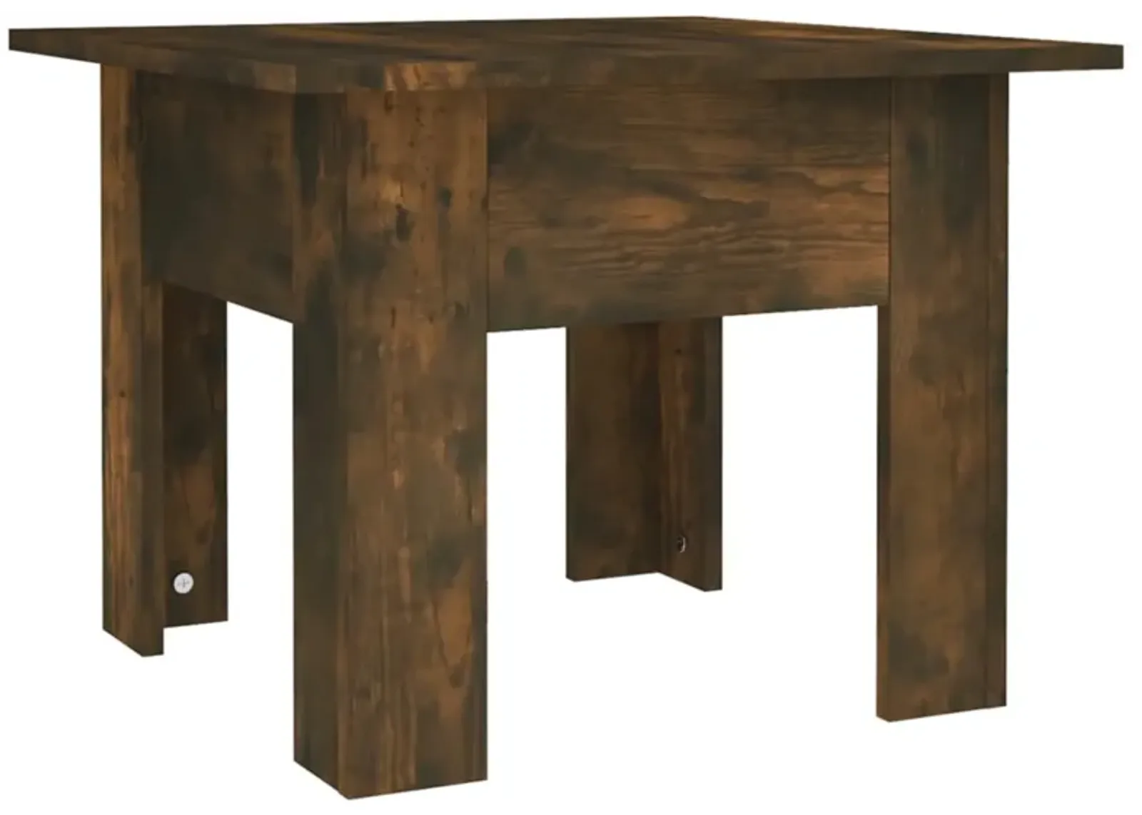 vidaXL Coffee Table Smoked Oak 21.7"x21.7"x16.5" Chipboard