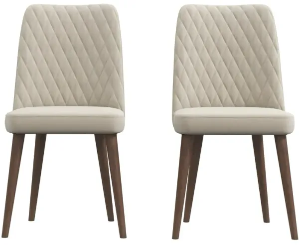 Merax Mid-Century Modern Velvet Dining Chair (Set of 2)