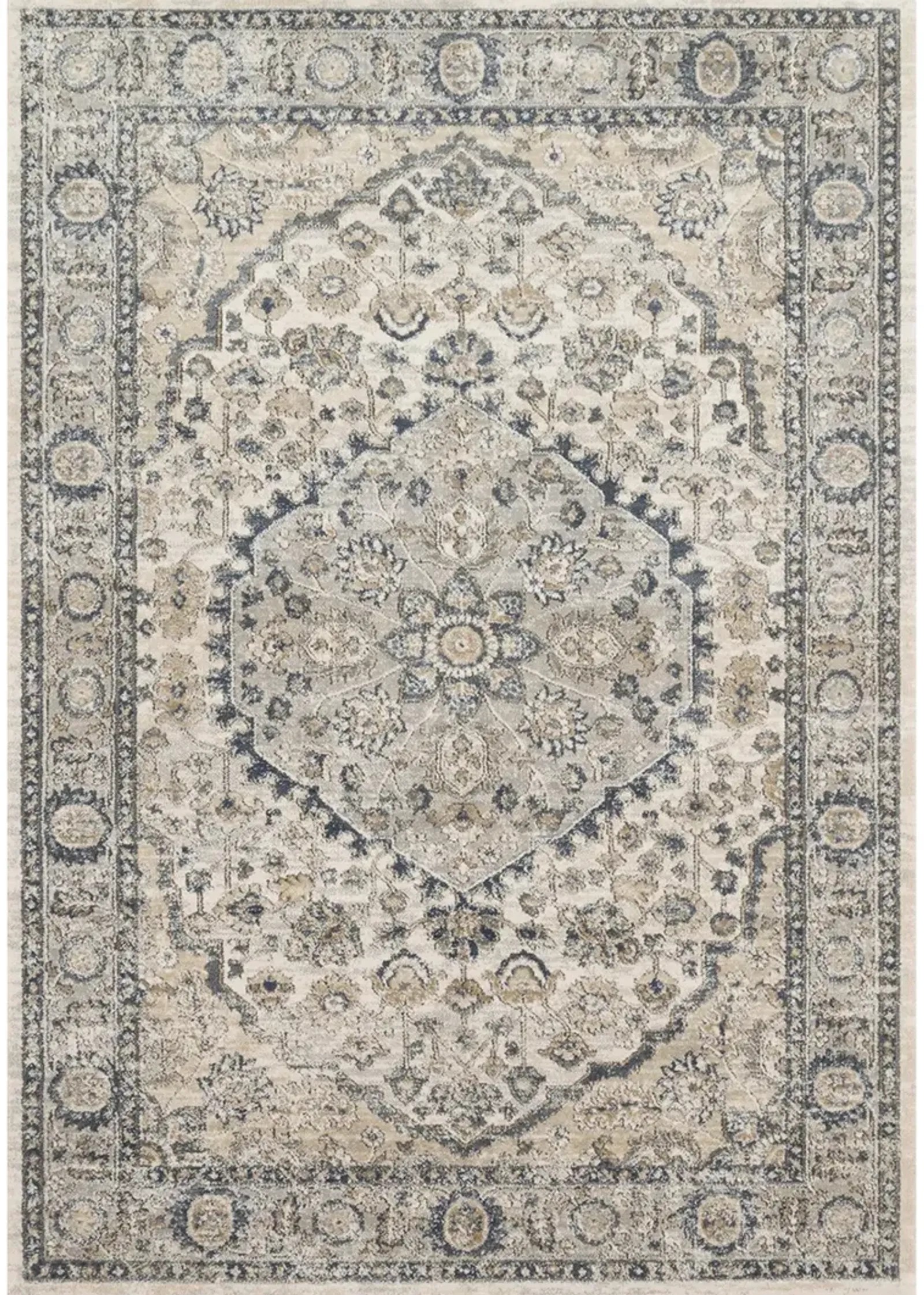 Teagan TEA01 Denim/Mist 5'3" x 7'6" Rug