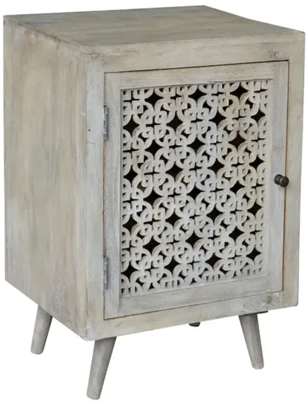 Alex Hamilton Halle Hand-carved Nightstand