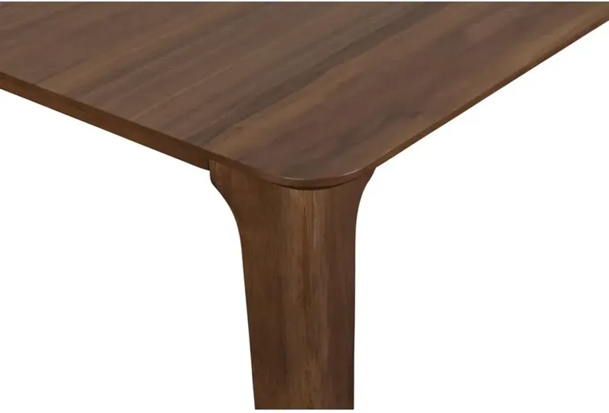 New Classic Furniture Furniture Oscar 59 Solid Wood Retangular Dining Table in Walnut