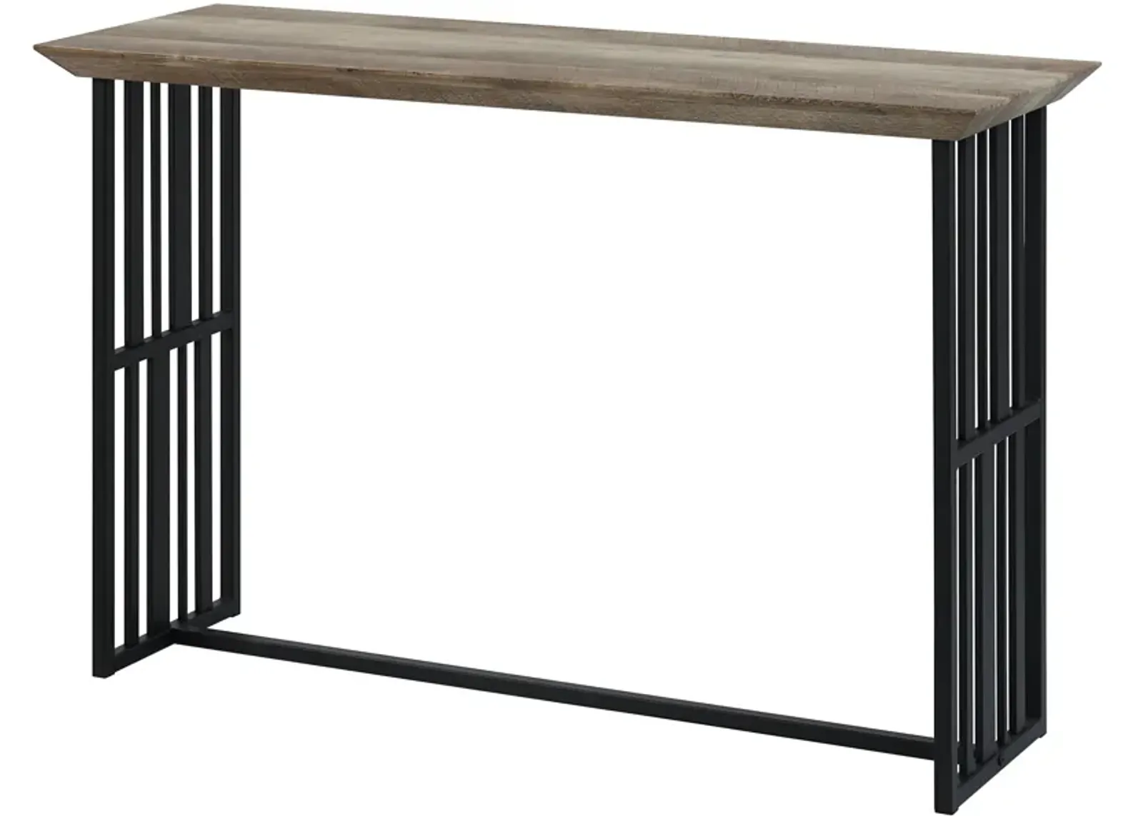 ACME Zudora Sofa Table, Antique Oak & Black Finish