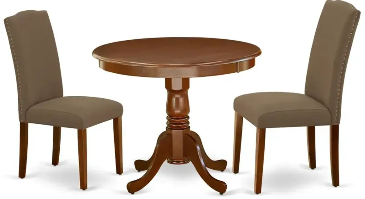 Dining Room Set Mahogany, ANEN3-MAH-18