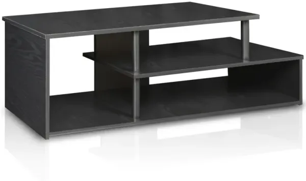 Furinno Furinno 15044BW/BK Econ Low Rise TV Stand, Blackwood