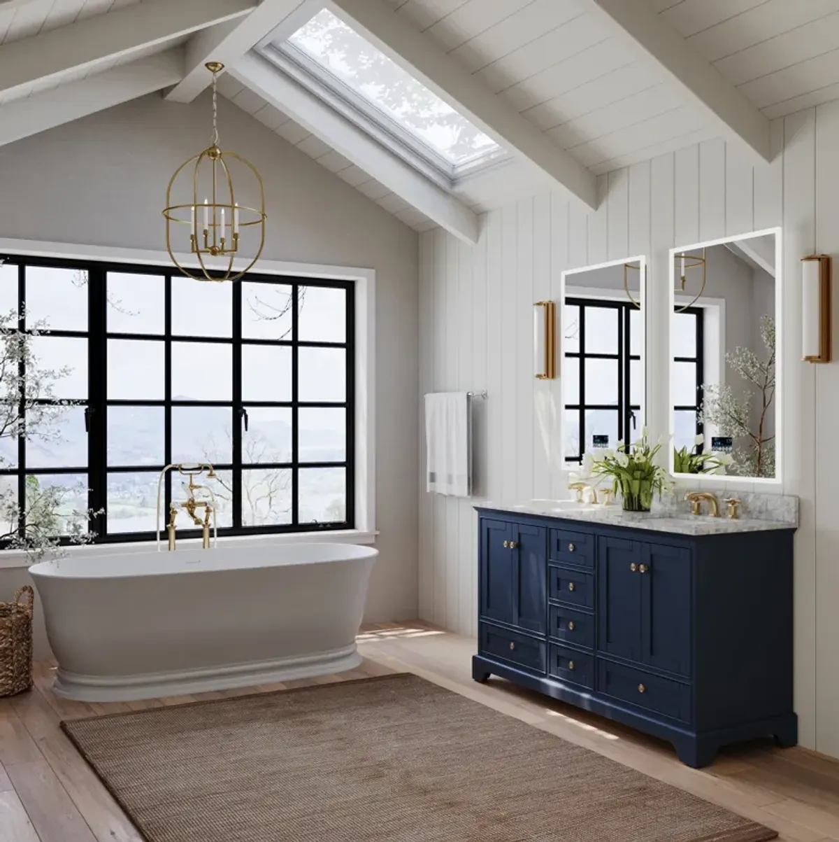 Audrey 60 in. Bath Vanity Set