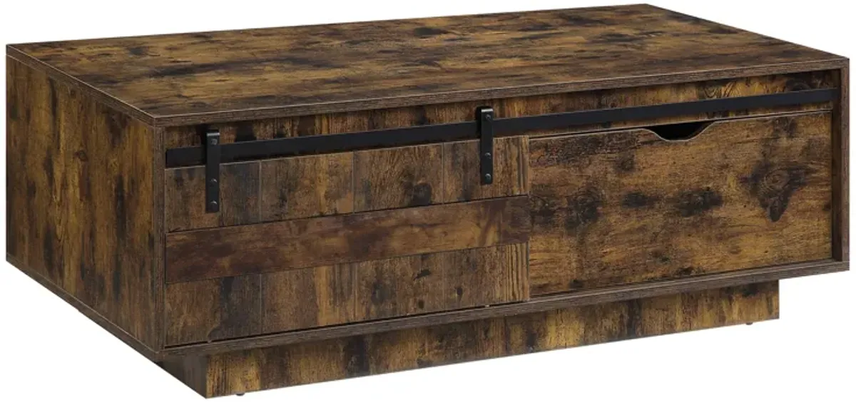 ACME Bellarosa Coffee Table, Rustic Oak