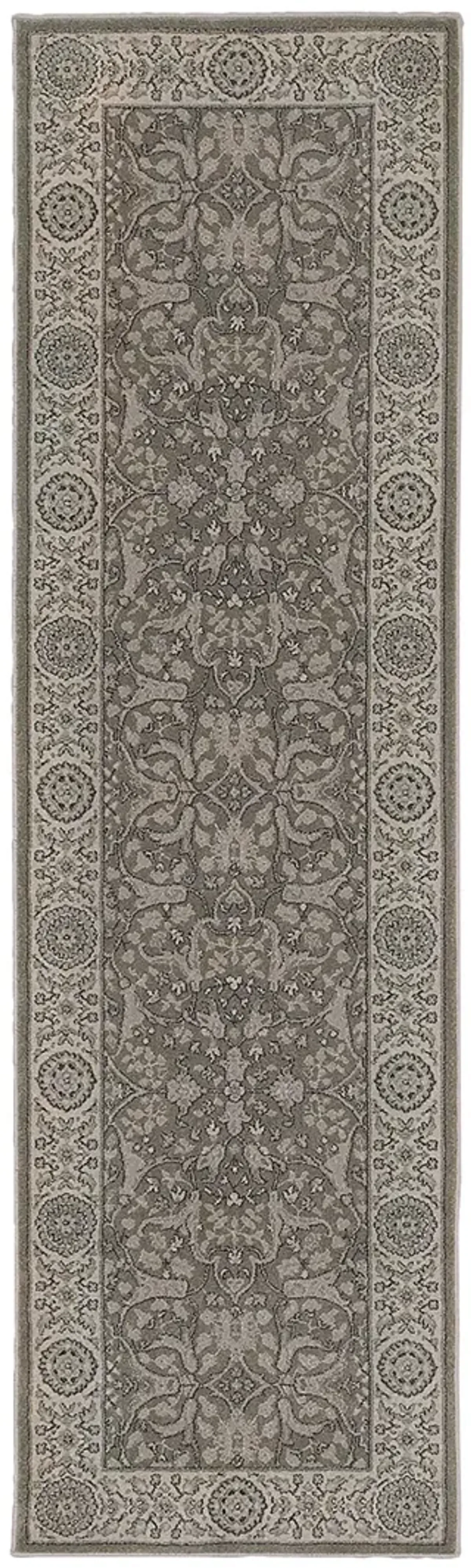 Richmond 2'3" x 7'6" Grey Rug