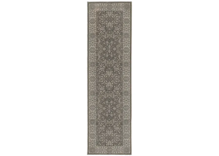 Richmond 2'3" x 7'6" Grey Rug