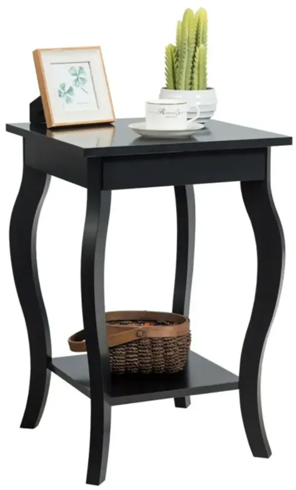 Accent Sofa End Side Table