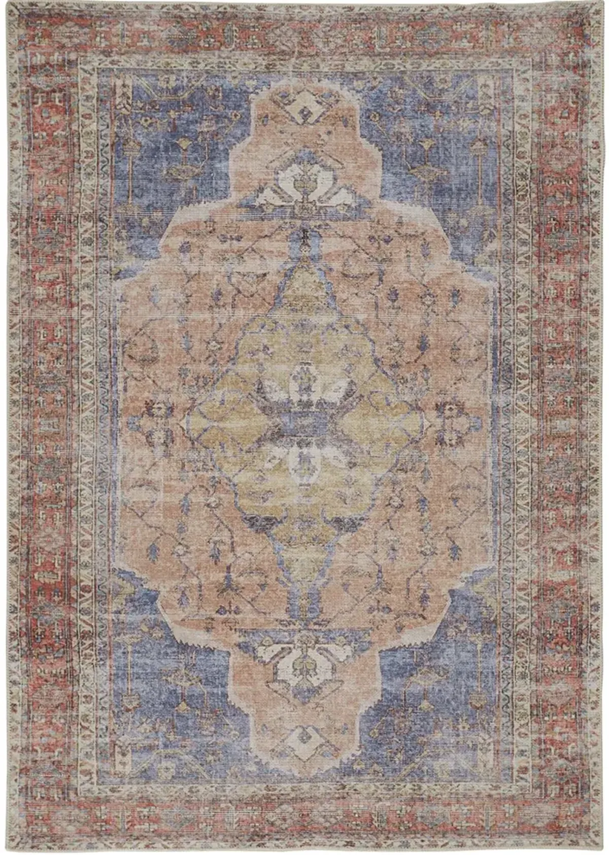 Percy 39APF Red/Tan/Blue 9'2" x 12' Rug