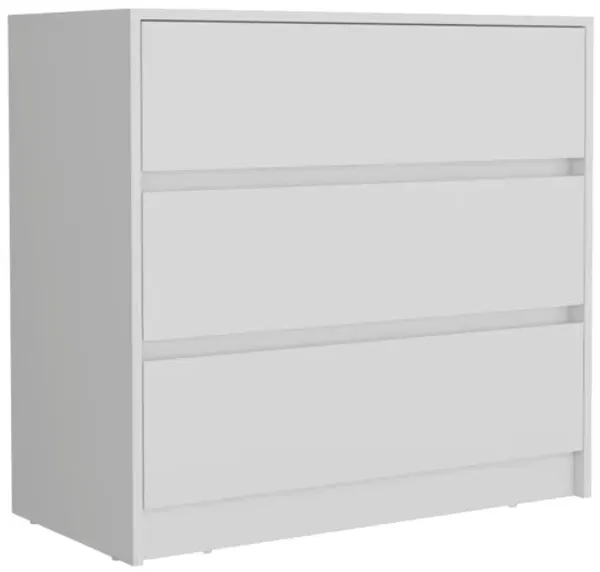 DEPOT E-SHOP Palmer 3 Drawers Dresser, Chest of Drawers