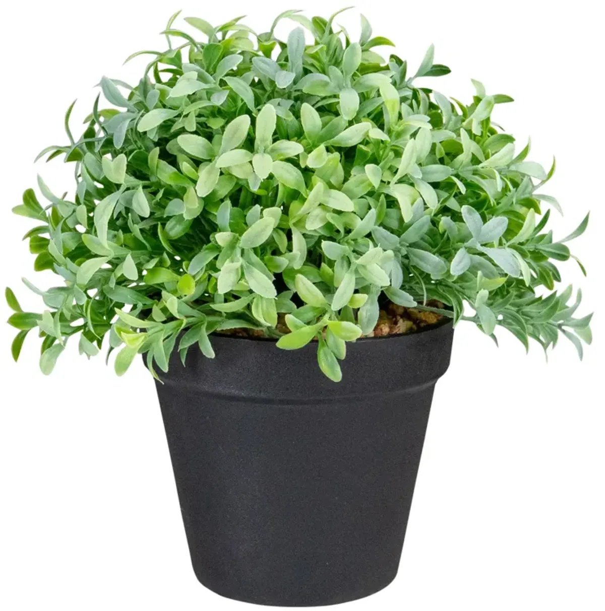 7.5" Potted Green Artificial Boxwood Plant