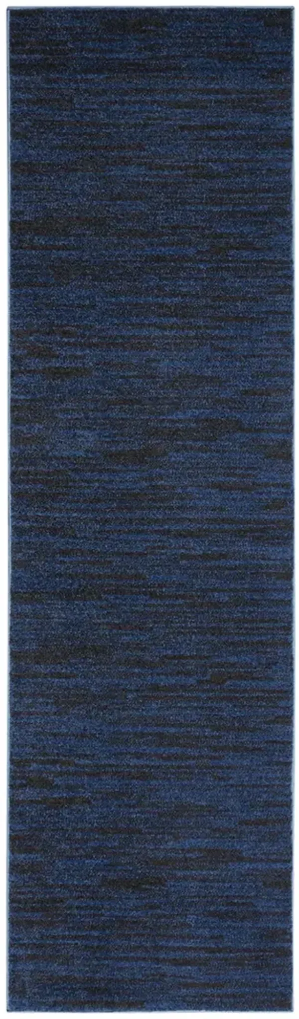 Nourison Essentials NRE01 Midnight Blue 2'2" x 12' Rug