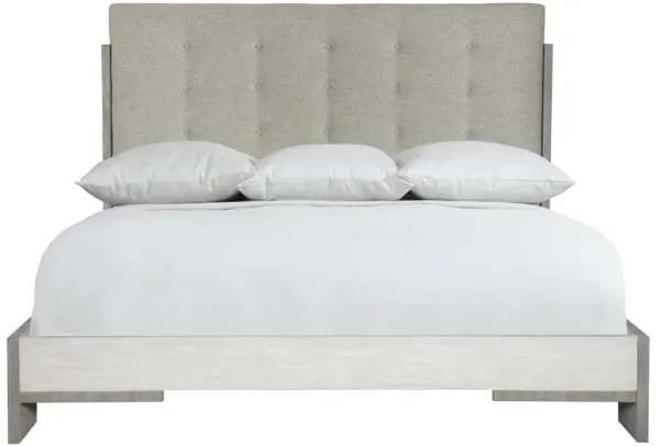 Foundations California King Panel Bed in Linen