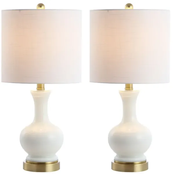 Cox Glassmetal LED Table Lamp (Set of 2)