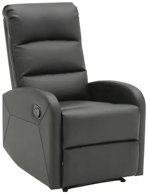 LumiSource Black PU Dormi Recliner Chair