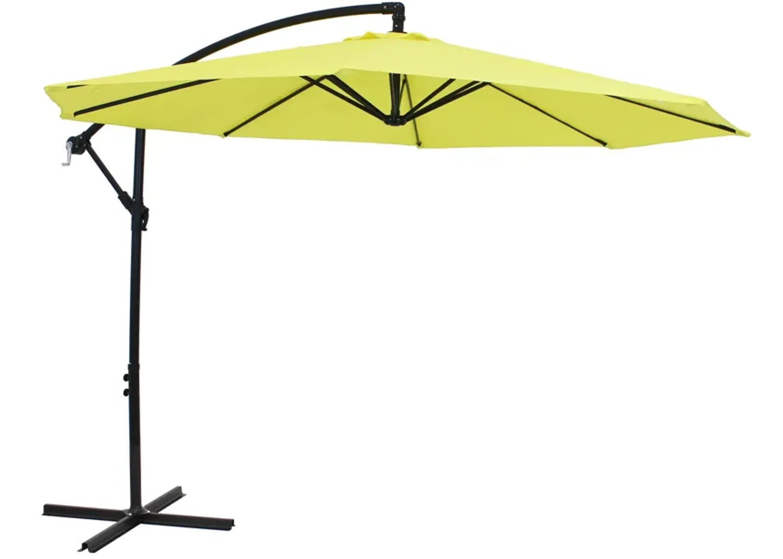 Sunnydaze 9' Cantilever Offset Patio Umbrella with Crank