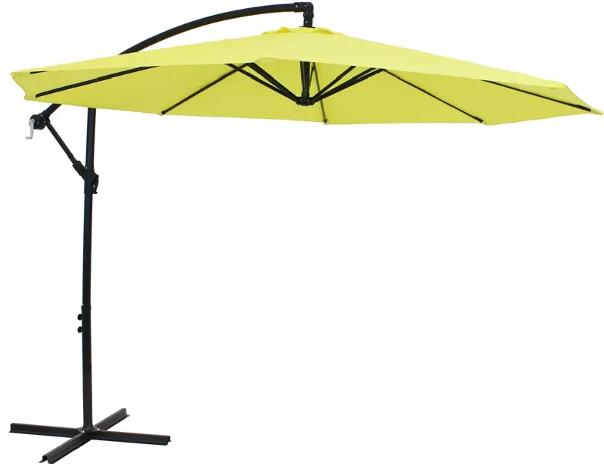 Sunnydaze 9' Cantilever Offset Patio Umbrella with Crank