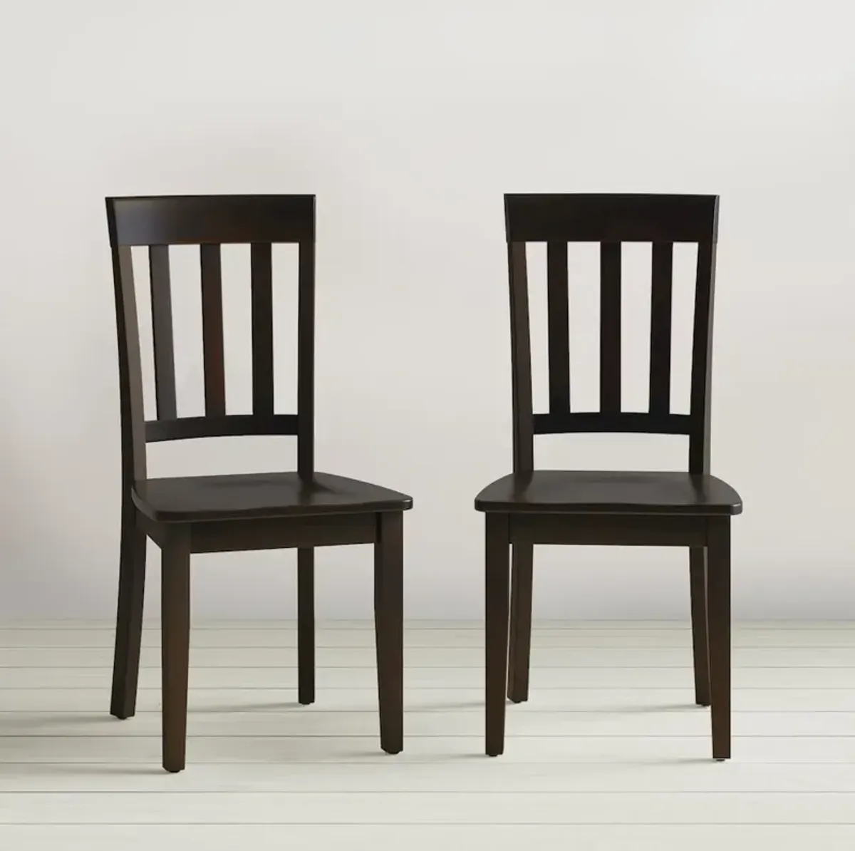 Jofran Simplicity Solid Wood Classic Slat Back Dining Chair (Set of 2)