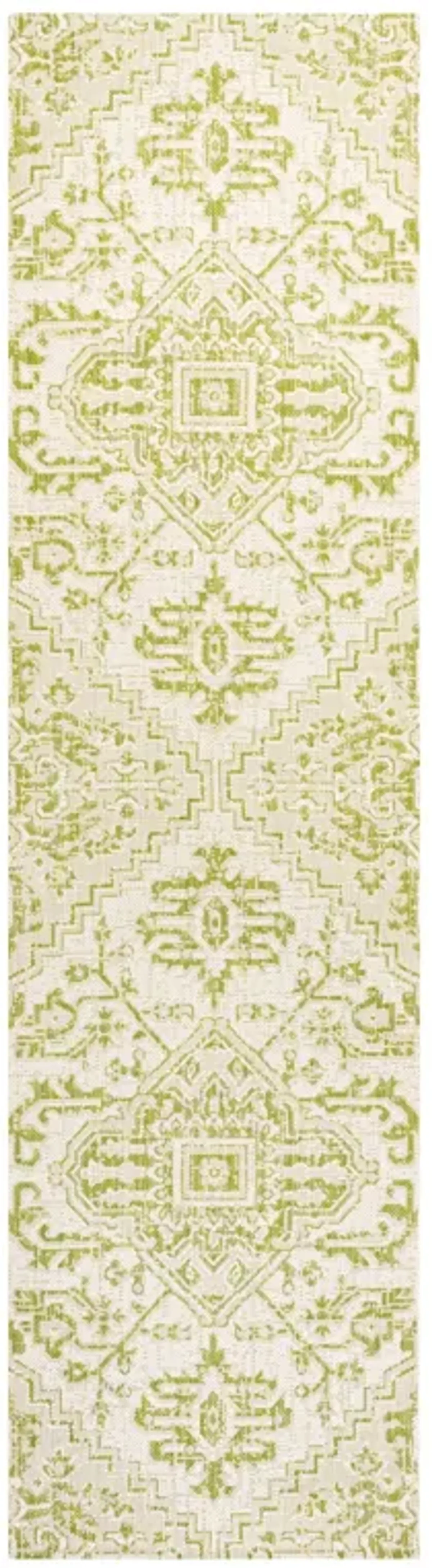 Estrella Bohemian Medallion Textured Weave Indoor/Outdoor Area Rug