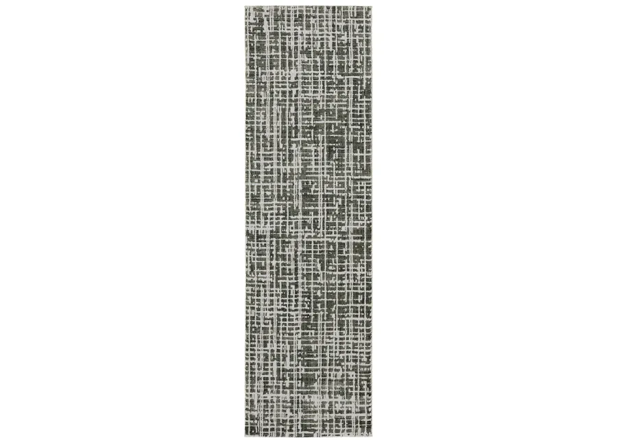 Bowen 2'3" x 7'6" Grey Rug