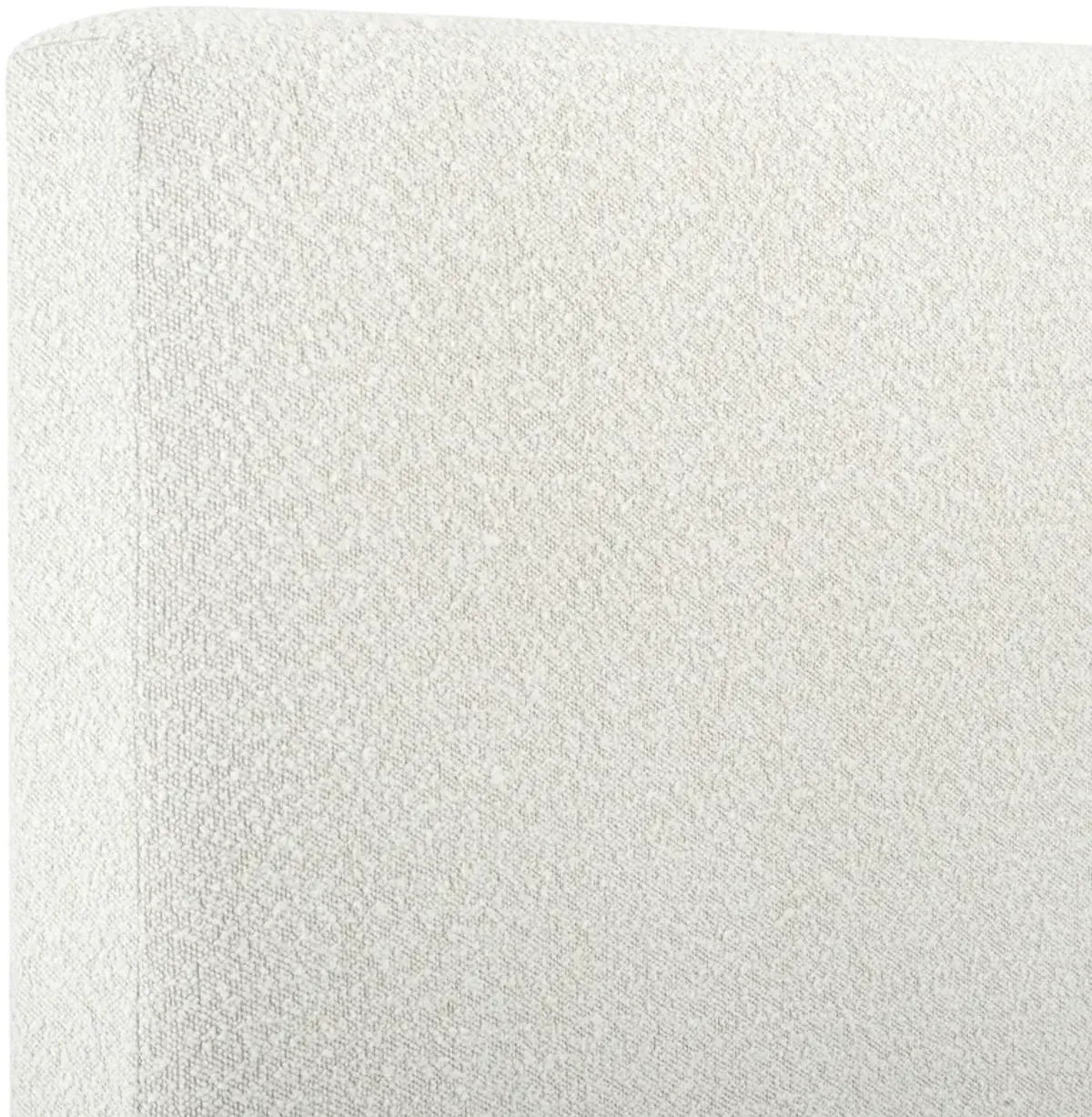 Bridger Upholstered King Panel Bed White