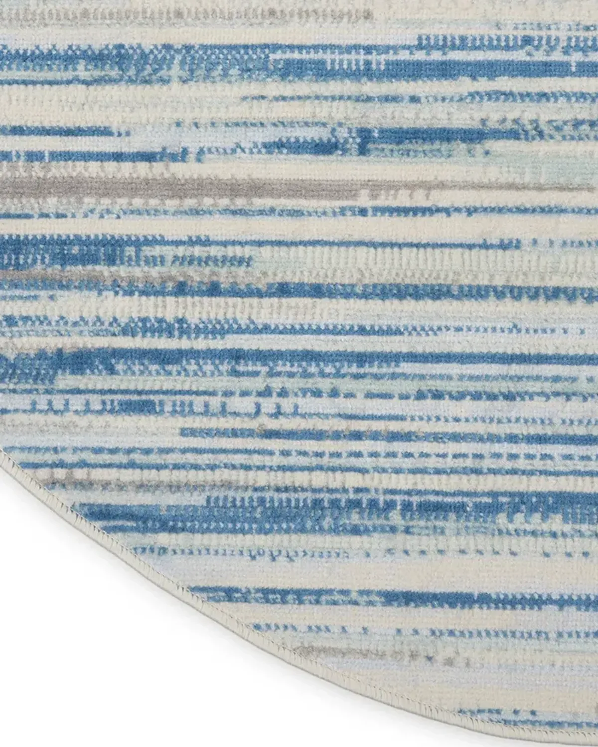 Jubilant JUB04 Blue 5'3" x Round Rug