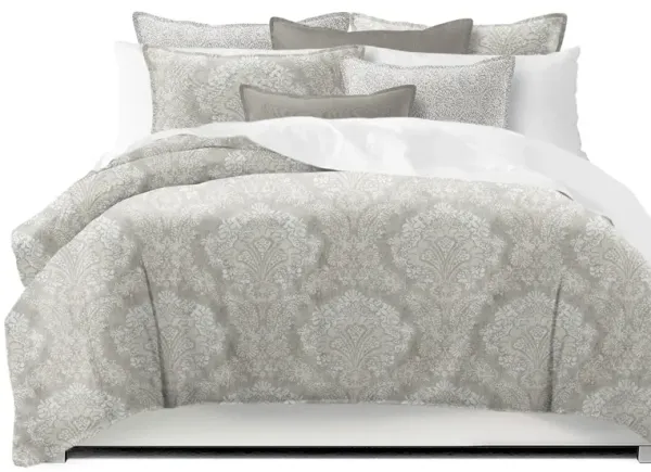 6ix Tailors Fine Linens Ophelia Stone Duvet Cover Set