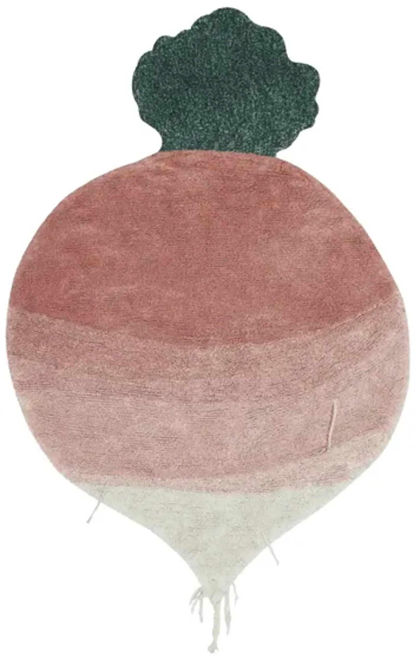 Washable rug Ramona the Radish