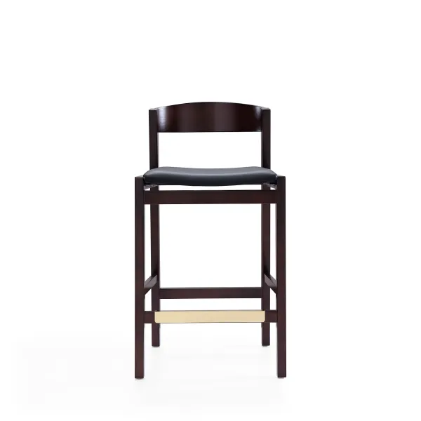 Klismos Black Counter Stool