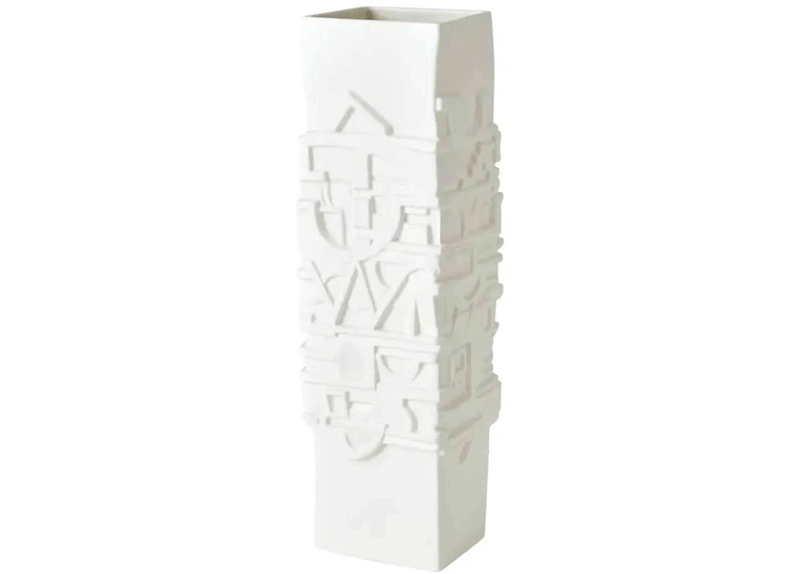 Totem Vase-White