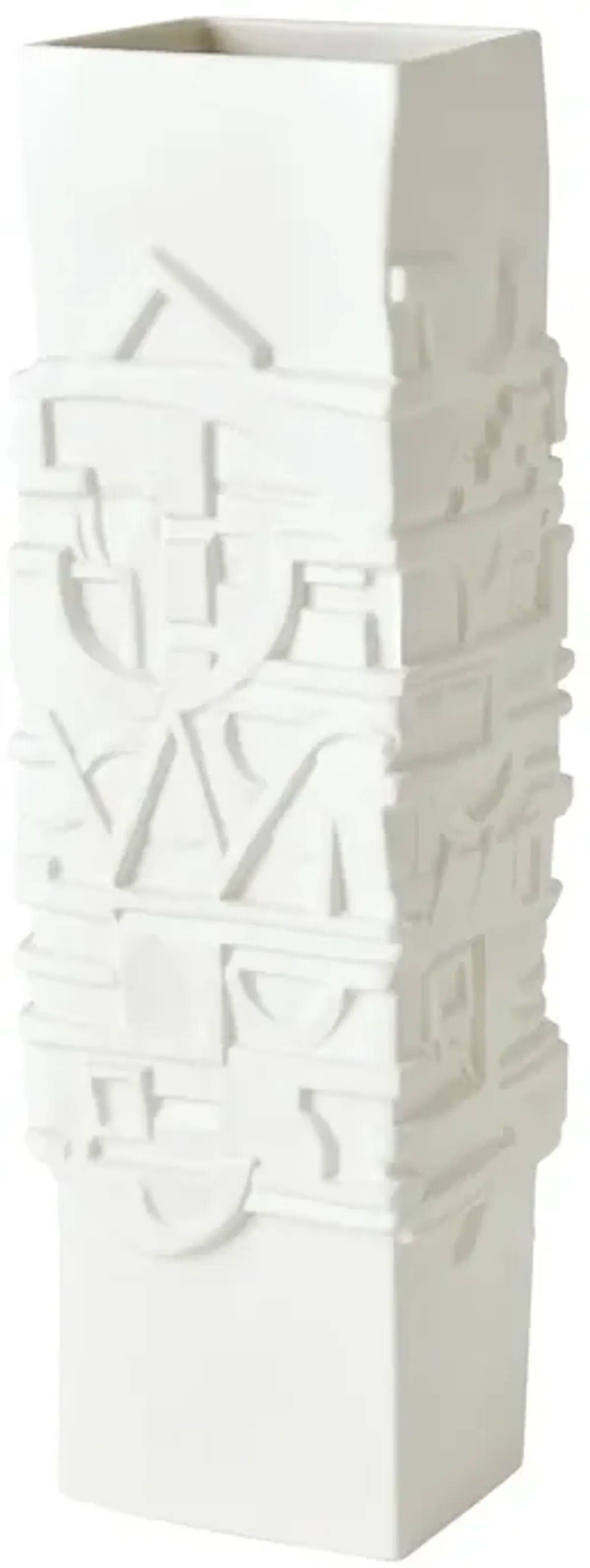 Totem Vase-White