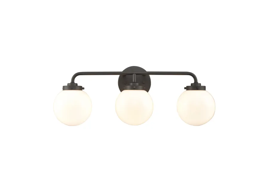 Fairbanks 22.75'' Wide 3-Light Vanity Light - Matte Black