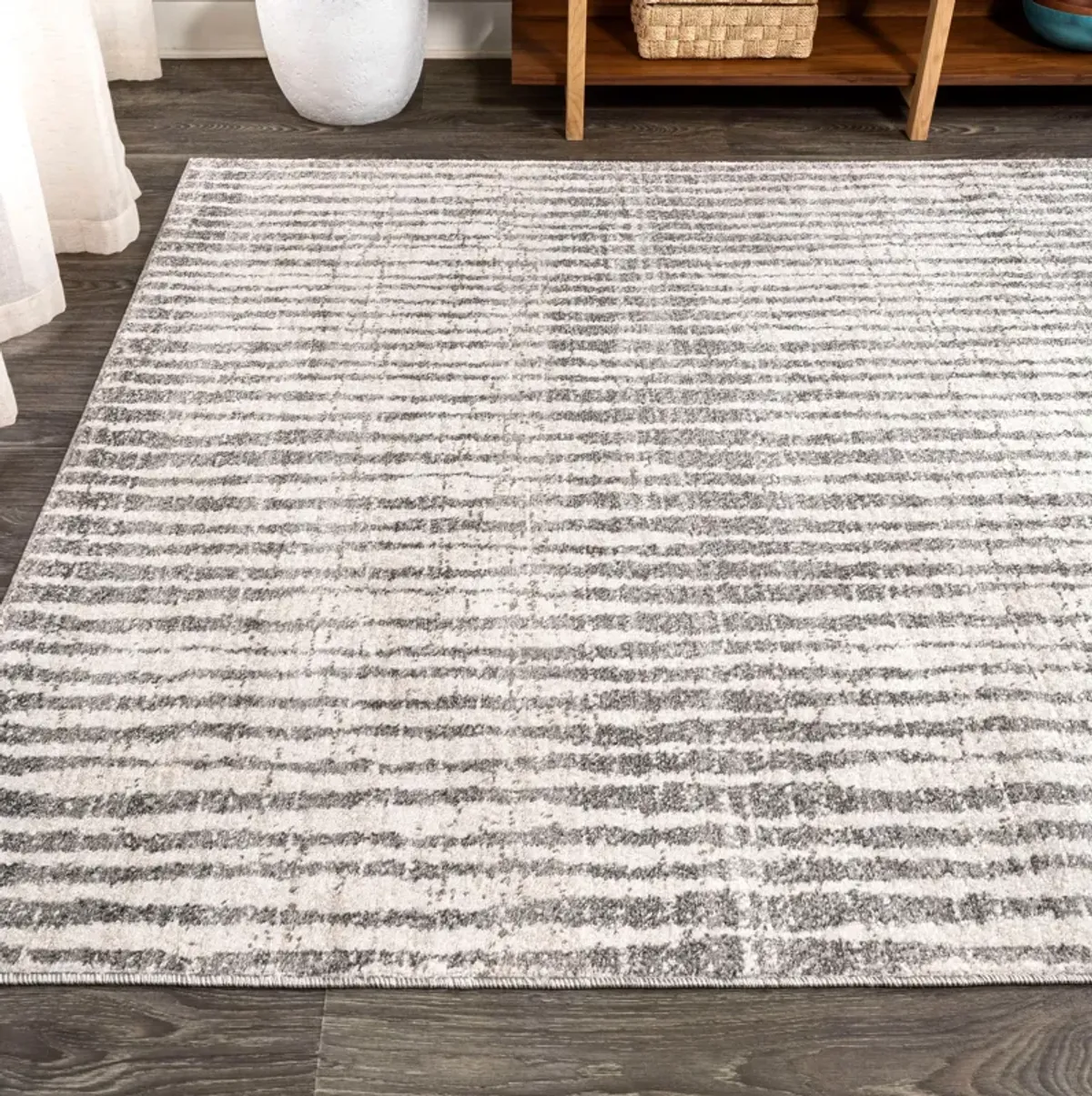 Skoura Modern Bold Stripe Area Rug