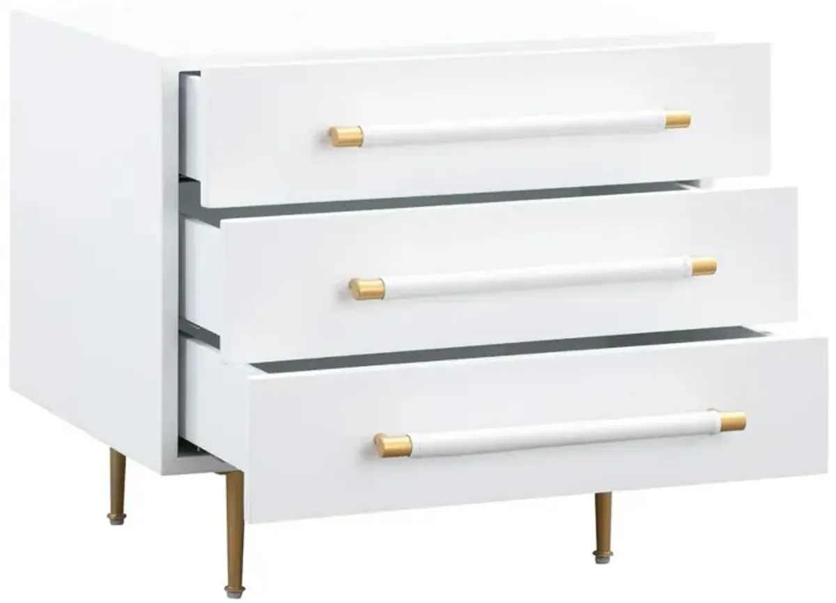 Belen Kox Pure Modern 2 Drawer Nightstand, Belen Kox