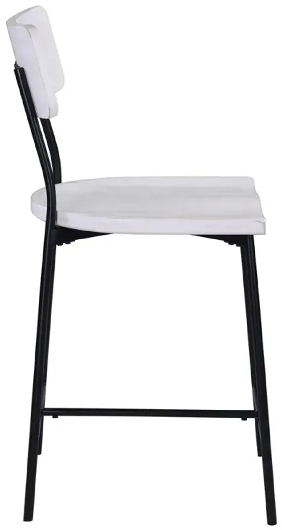 Comfort Pointe Bari Wood and Metal Modern Counter Stool