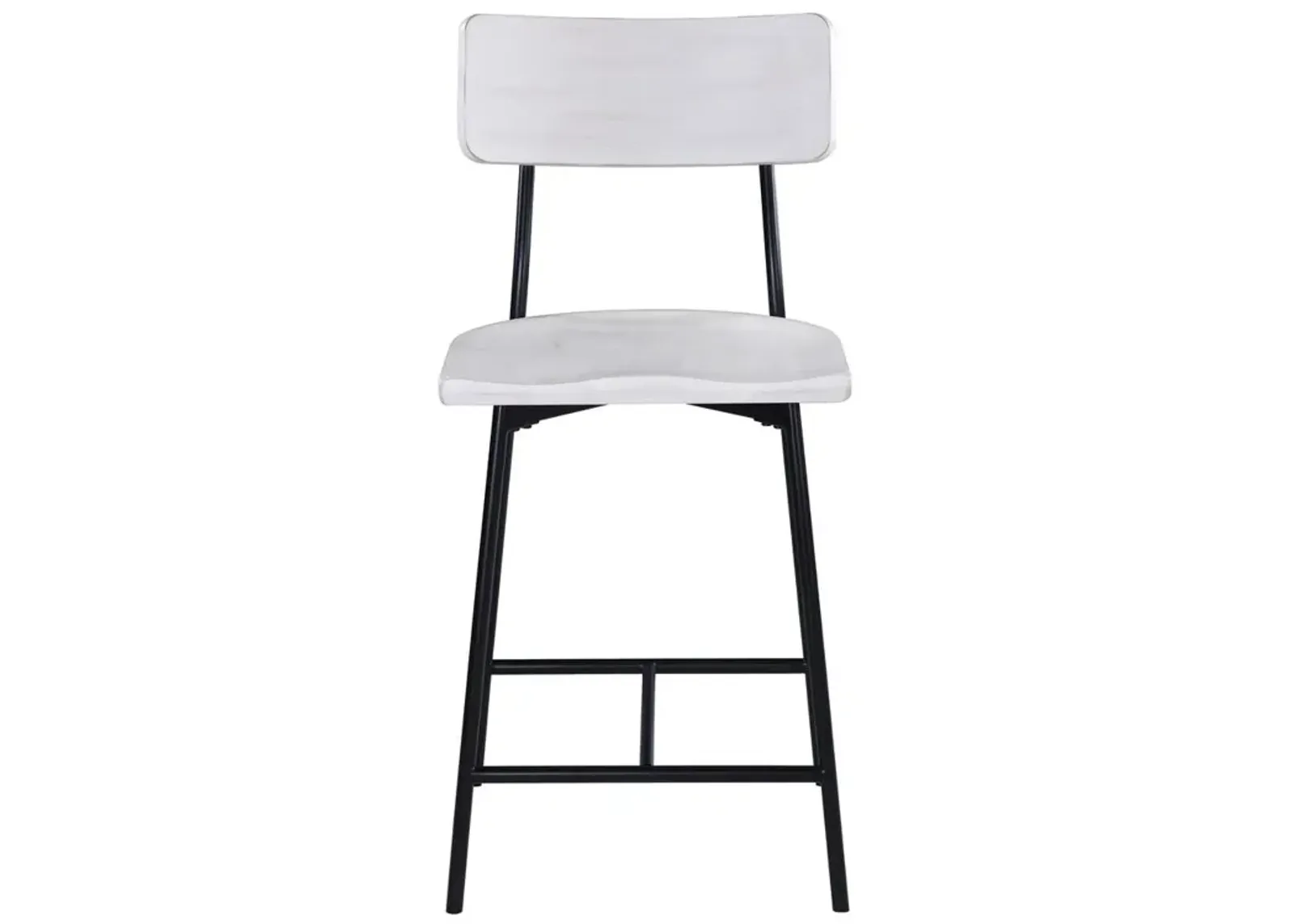 Comfort Pointe Bari Wood and Metal Modern Counter Stool