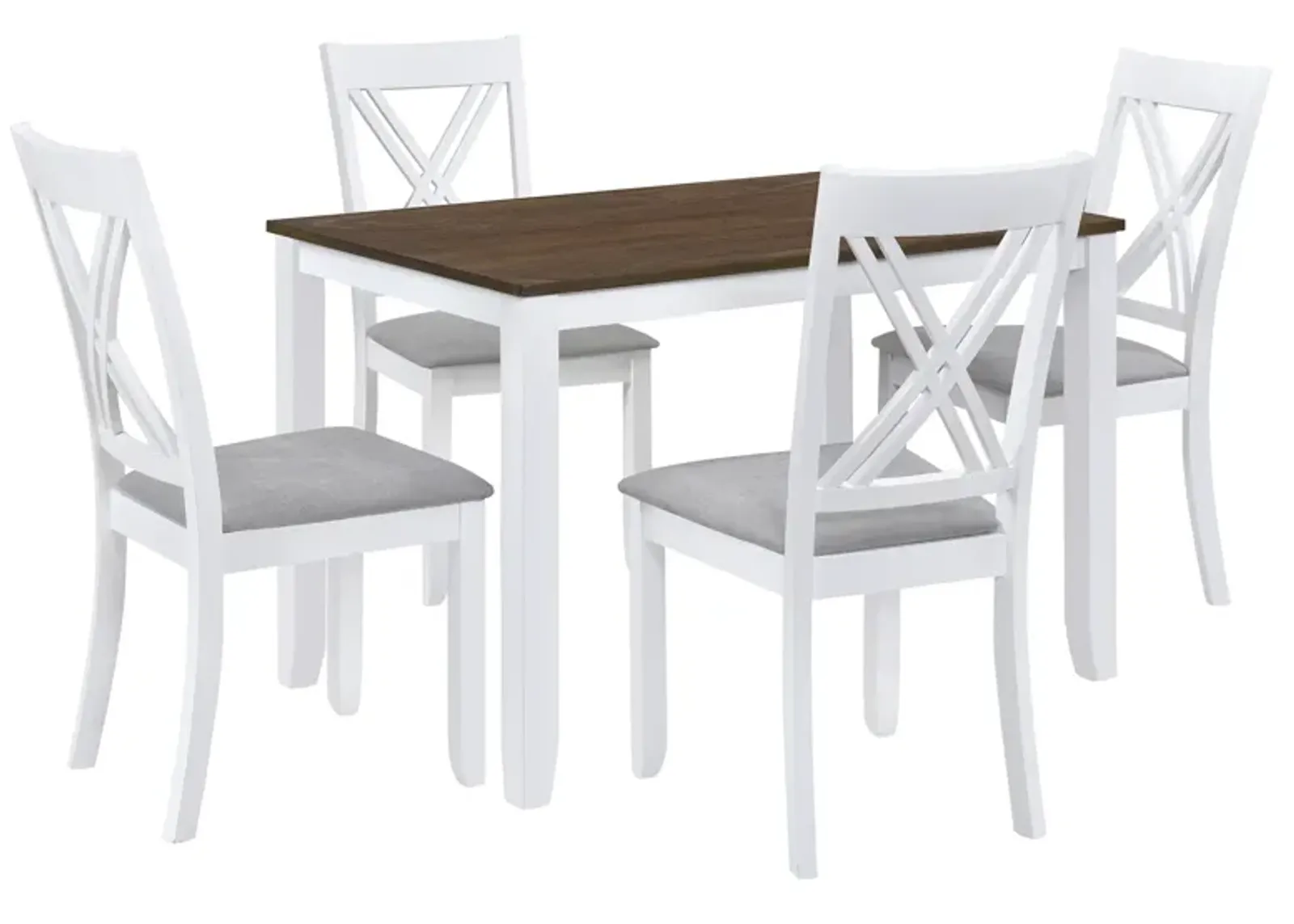 Merax 5-Piece Dining Table Chairs Set