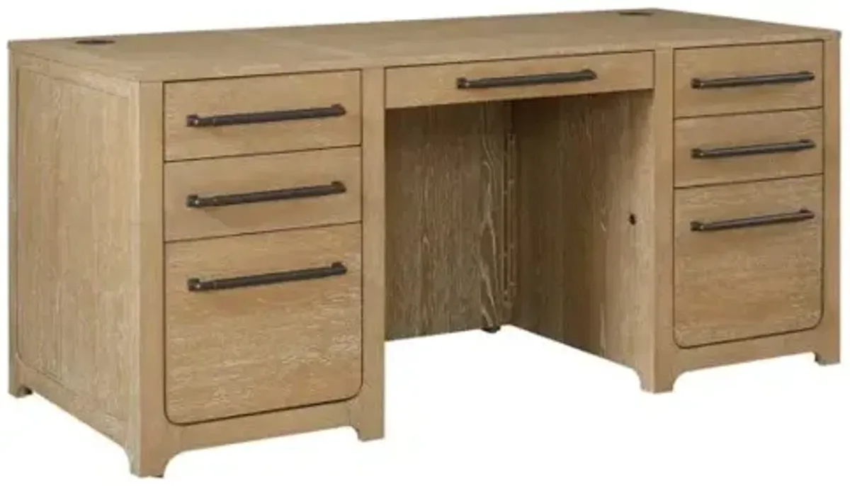 Canyon Drive 68" Double Pedestal Desk