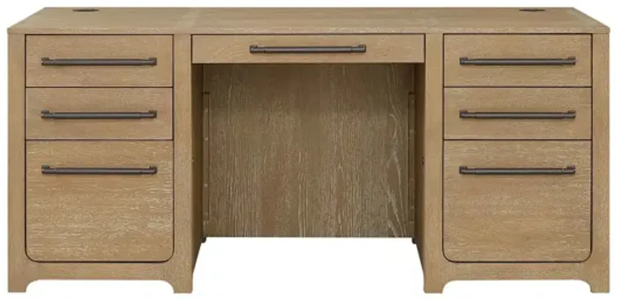 Canyon Drive 68" Double Pedestal Desk